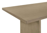 Decker Cream/Natural Oak 7-piece 82-inch Rectangular Dining Set by Coaster at Eve Furniture