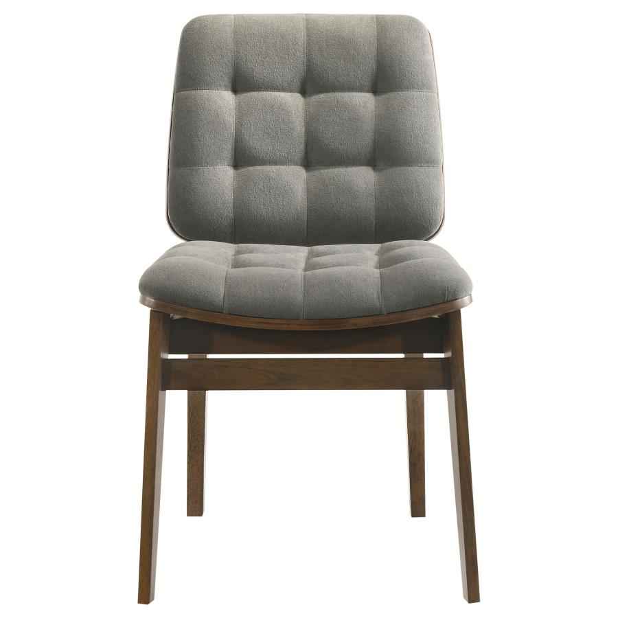 Decker Grey/Walnut 7-piece 82-inch Rectangular Dining Set by Coaster at Eve Furniture