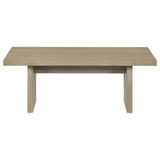 Decker Natural Oak 2-Piece Coffee and End Table Set by Coaster at Eve Furniture