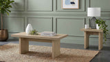 Decker Natural Oak 2-Piece Coffee and End Table Set by Coaster at Eve Furniture