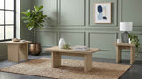 Decker Natural Oak 3-Piece Coffee and End Table Set by Coaster at Eve Furniture