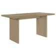 Decker Natural Oak 70-inch Rectangular Wood Counter Height Dining Table by Coaster at Eve Furniture