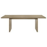 Decker Natural Oak 82-inch Rectangular Wood Dining Table by Coaster at Eve Furniture