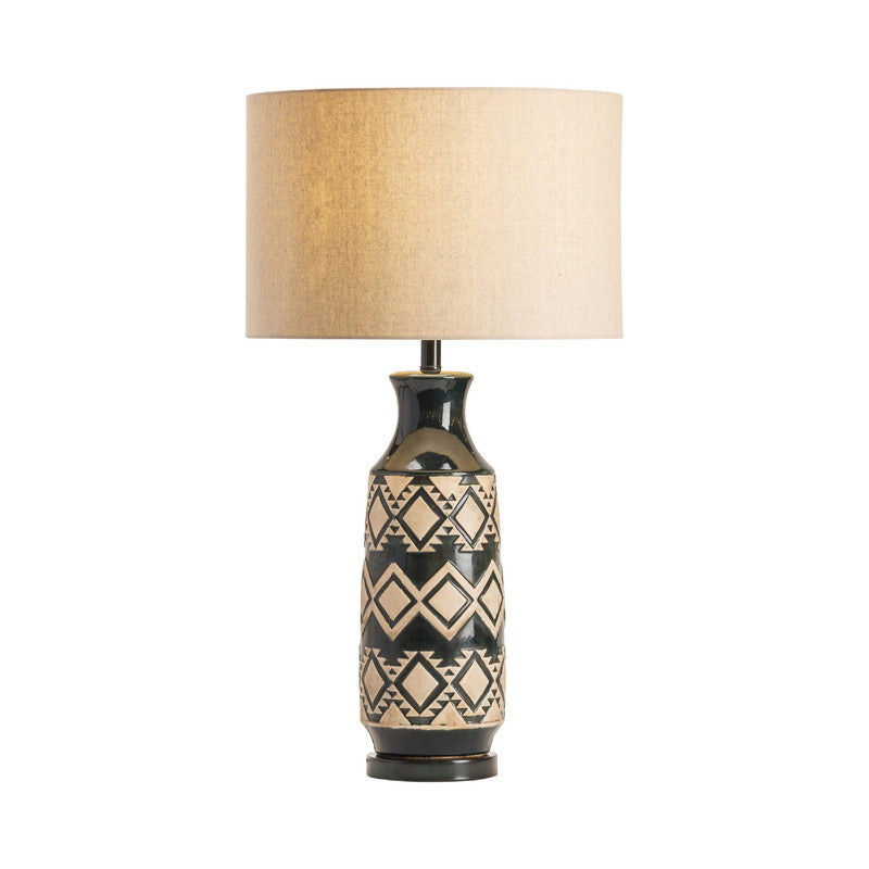 Decker Tan/Gold Table Lamp (Set of 2) by Crestview at Eve Furniture