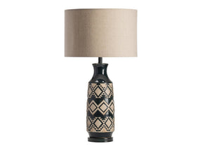 Decker Tan/Gold Table Lamp (Set of 2) by Crestview at Eve Furniture