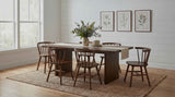 Decker Walnut 7-Piece 82-inch Rectangular Dining Set by Coaster at Eve Furniture