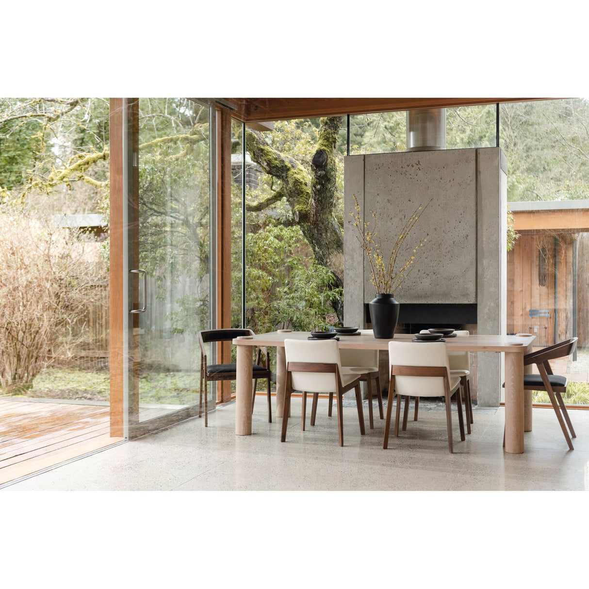 Deco Cream White Dining Chair (Set of 2) by MOES at Eve Furniture