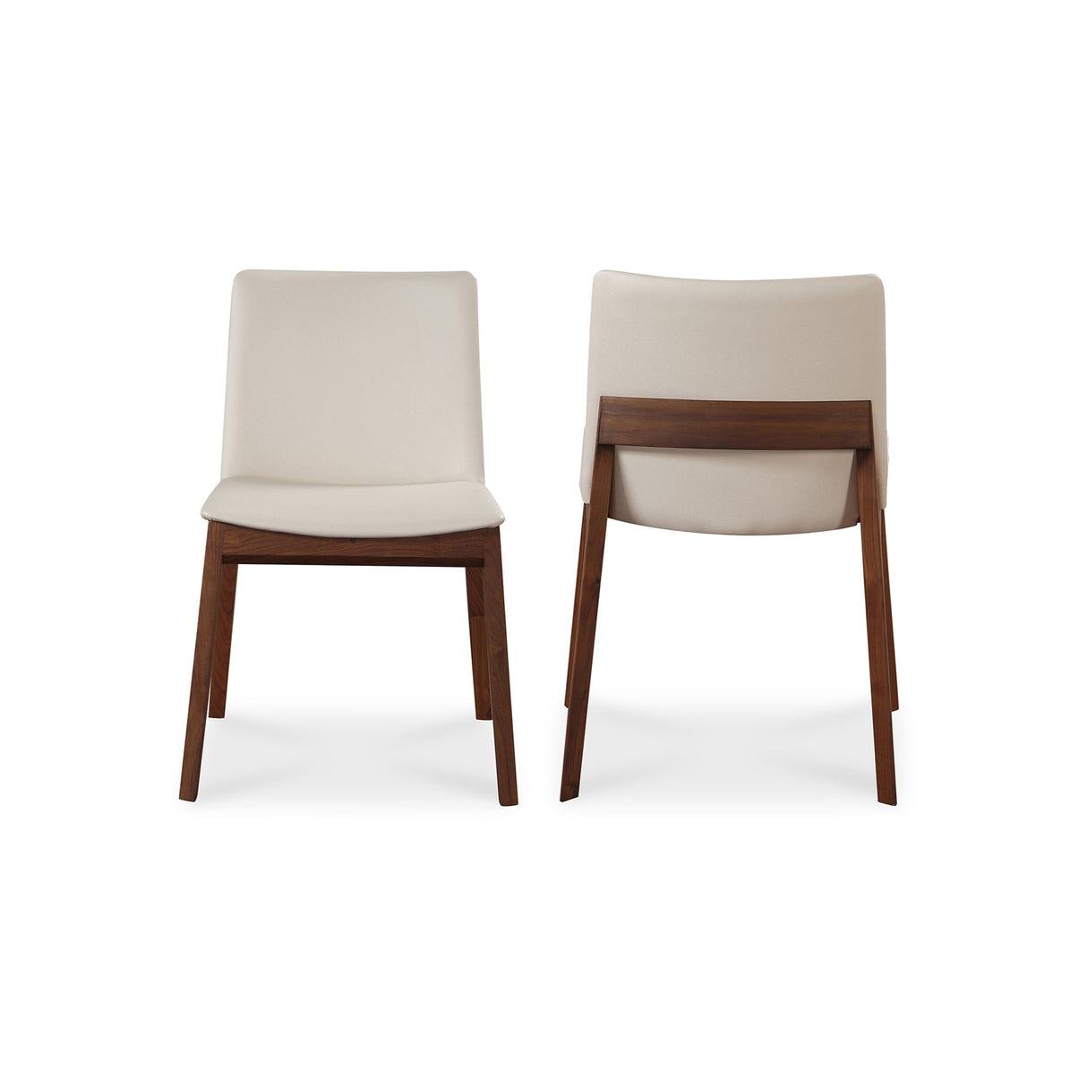 Deco Cream White Dining Chair (Set of 2) by MOES at Eve Furniture
