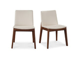 Deco Cream White Dining Chair (Set of 2) by MOES at Eve Furniture