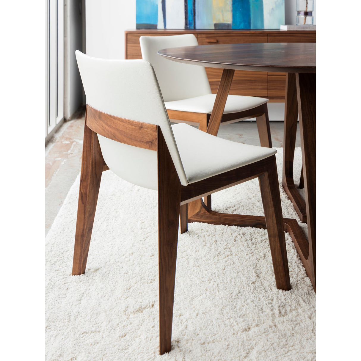 Deco Cream White Dining Chair (Set of 2) by Moe's Home at Eve Furniture