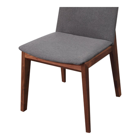 Deco Dark Grey/Natural Walnut Dining Chair (Set of 2) by MOES at Eve Furniture