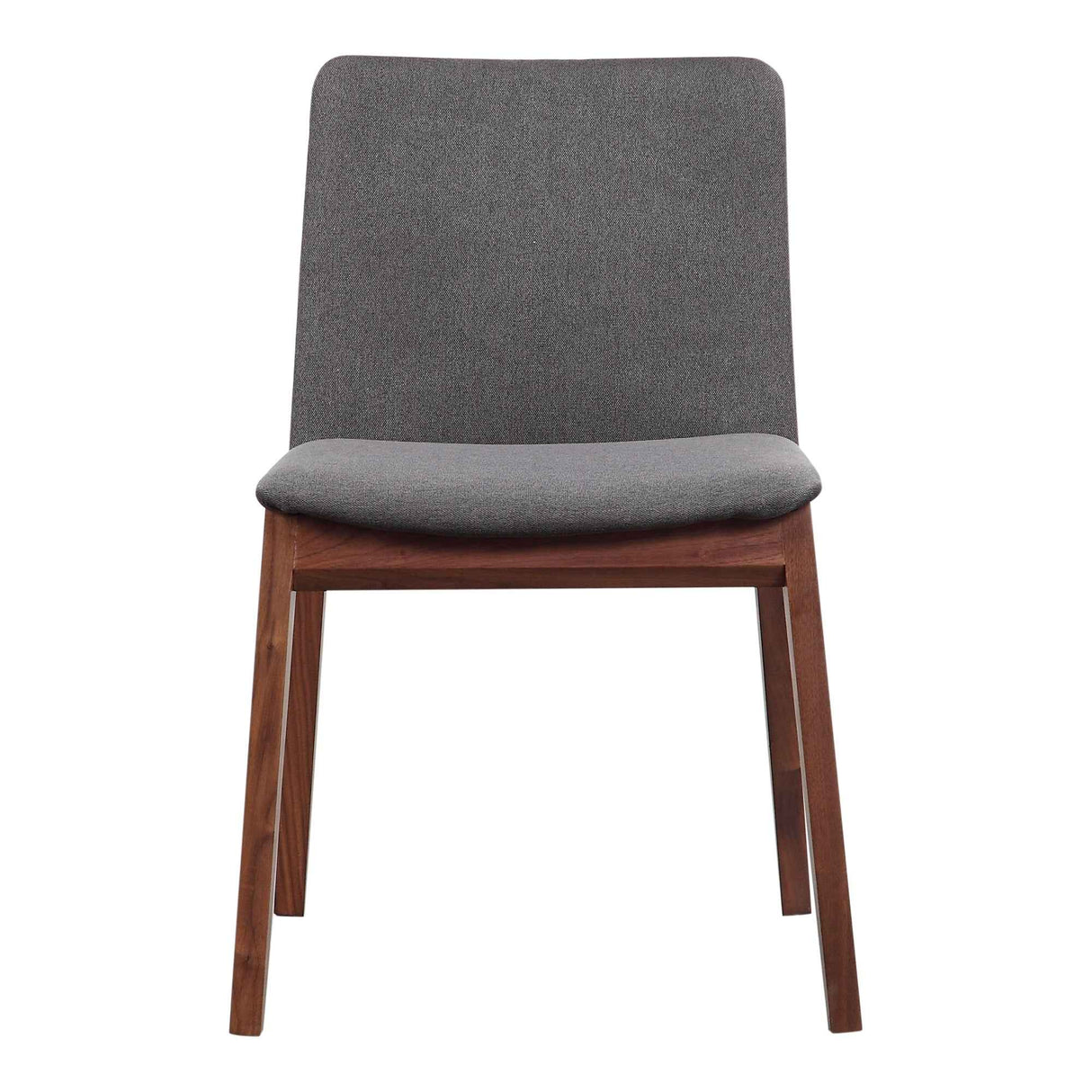 Deco Dark Grey/Natural Walnut Dining Chair (Set of 2)