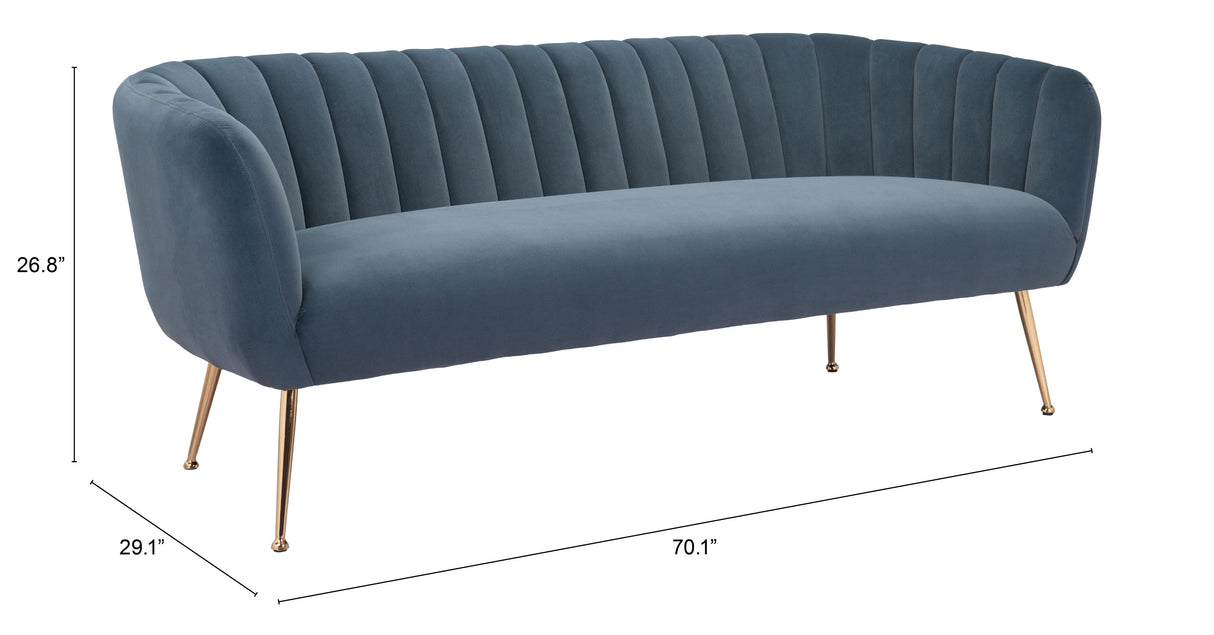 Deco Gray Sofa by Zuomod at Eve Furniture