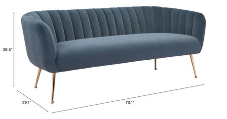 Deco Gray Sofa by Zuomod at Eve Furniture