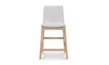 Deco Oak Counter Stool Light Grey by Moe's Home at Eve Furniture
