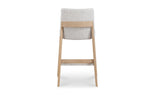 Deco Oak Counter Stool Light Grey by Moe's Home at Eve Furniture