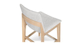 Deco Oak Counter Stool Light Grey by Moe's Home at Eve Furniture