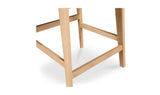 Deco Oak Counter Stool Light Grey by Moe's Home at Eve Furniture