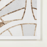 Deco Patterning I by Victoria Barnes a Hand Embellished Textured Framed Art Print Matted under Glass by Mercana at Eve Furniture