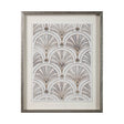 Deco Patterning II by Victoria Barnes Hand Embellished Textured Framed Art Print Matted under Glass by Mercana at Eve Furniture