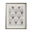 Deco Patterning III by Victoria Barnes Hand Embellished Textured Framed Art Print Matted under Glass by Mercana at Eve Furniture