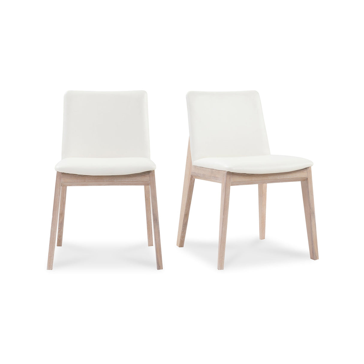 Deco White Dining Chair Cream (Set of 2) by MOES at Eve Furniture