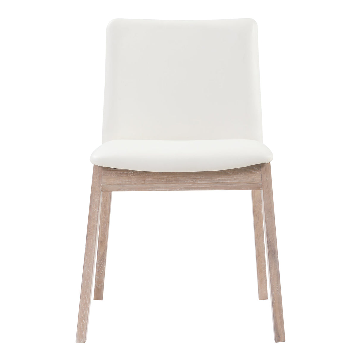 Deco White Dining Chair Cream (Set of 2) by MOES at Eve Furniture