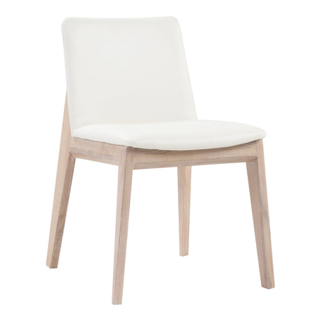 Deco White Dining Chair Cream (Set of 2) by MOES at Eve Furniture