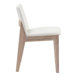 Deco White Dining Chair Cream (Set of 2) by MOES at Eve Furniture