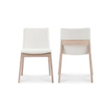 Deco White Dining Chair Cream (Set of 2) by Moe's Home at Eve Furniture