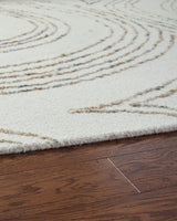 Deenbury Ivory/Green/Brown Large Rug by ASHLEY FURNITURE at Eve Furniture