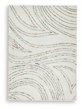 Deenbury Ivory/Green/Brown Medium Rug by Ashley at Eve Furniture