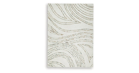 Deenbury Ivory/Green/Brown Medium Rug by Ashley at Eve Furniture