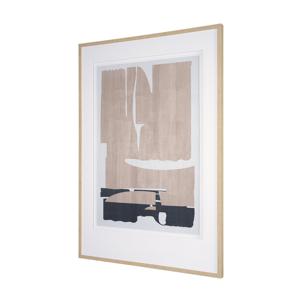 Deep Golden Brown I by Cartissi Textured Framed Artwork Matted under Glass by Mercana at Eve Furniture