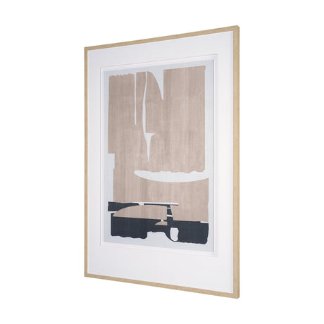 Deep Golden Brown I by Cartissi Textured Framed Artwork Matted under Glass by Mercana at Eve Furniture