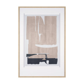 Deep Golden Brown I by Cartissi Textured Framed Artwork Matted under Glass by Mercana at Eve Furniture