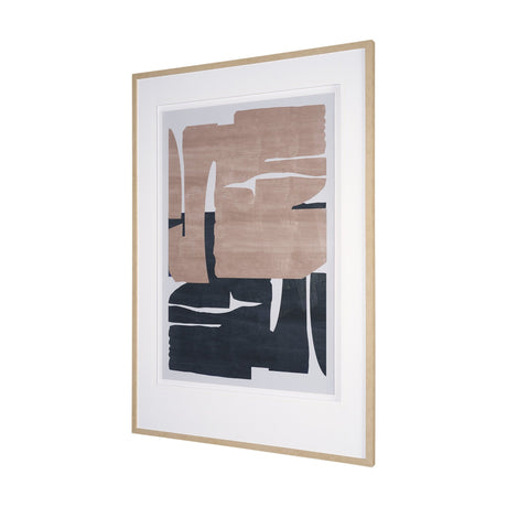 Deep Golden Brown II by Cartissi Textured Framed Artwork Matted under Glass by Mercana at Eve Furniture