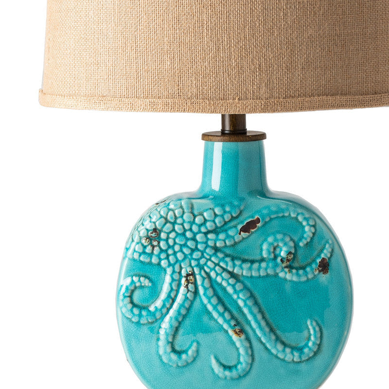 Deep Ocean Blue Table Lamp (Set of 2) by Crestview at Eve Furniture
