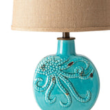 Deep Ocean Blue Table Lamp (Set of 2) by Crestview at Eve Furniture