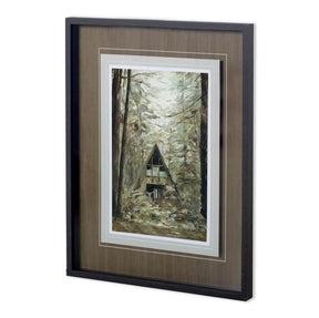 Deep Woods II by Mercana Studio a Hand Embellished Textured Framed Photo Art Print Matted under Glas by Mercana at Eve Furniture