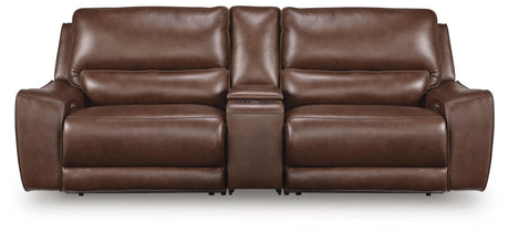 DeepWakes Canyon 3-Piece Power Reclining Sectional by Ashley at Eve Furniture