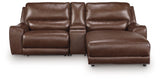 Deepwakes Canyon 3-Piece Power Reclining Sectional with Chaise by Ashley at Eve Furniture