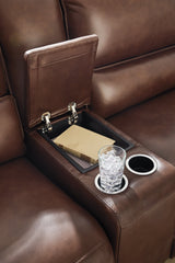 Deepwakes Canyon 3-Piece Power Reclining Sectional with Chaise by Ashley at Eve Furniture
