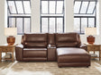 Deepwakes Canyon 3-Piece Power Reclining Sectional with Chaise by Ashley at Eve Furniture