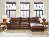 Deepwakes Canyon 3-Piece Reclining Sofa Chaise by Ashley at Eve Furniture