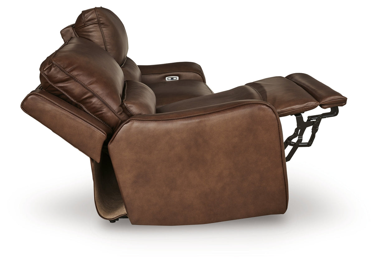 DeepWakes Canyon Power Reclining Sofa by Ashley at Eve Furniture