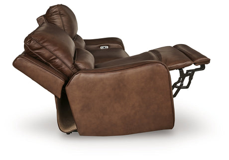 DeepWakes Canyon Power Reclining Sofa by Ashley at Eve Furniture