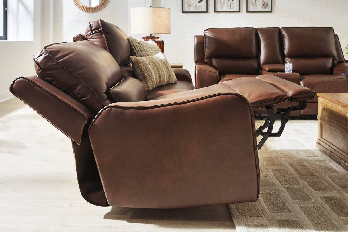 DeepWakes Canyon Power Reclining Sofa by Ashley at Eve Furniture