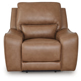 DeepWakes Caramel Power Recliner by Ashley at Eve Furniture