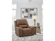 Deepwakes Caramel Power Recliner by Ashley at Eve Furniture